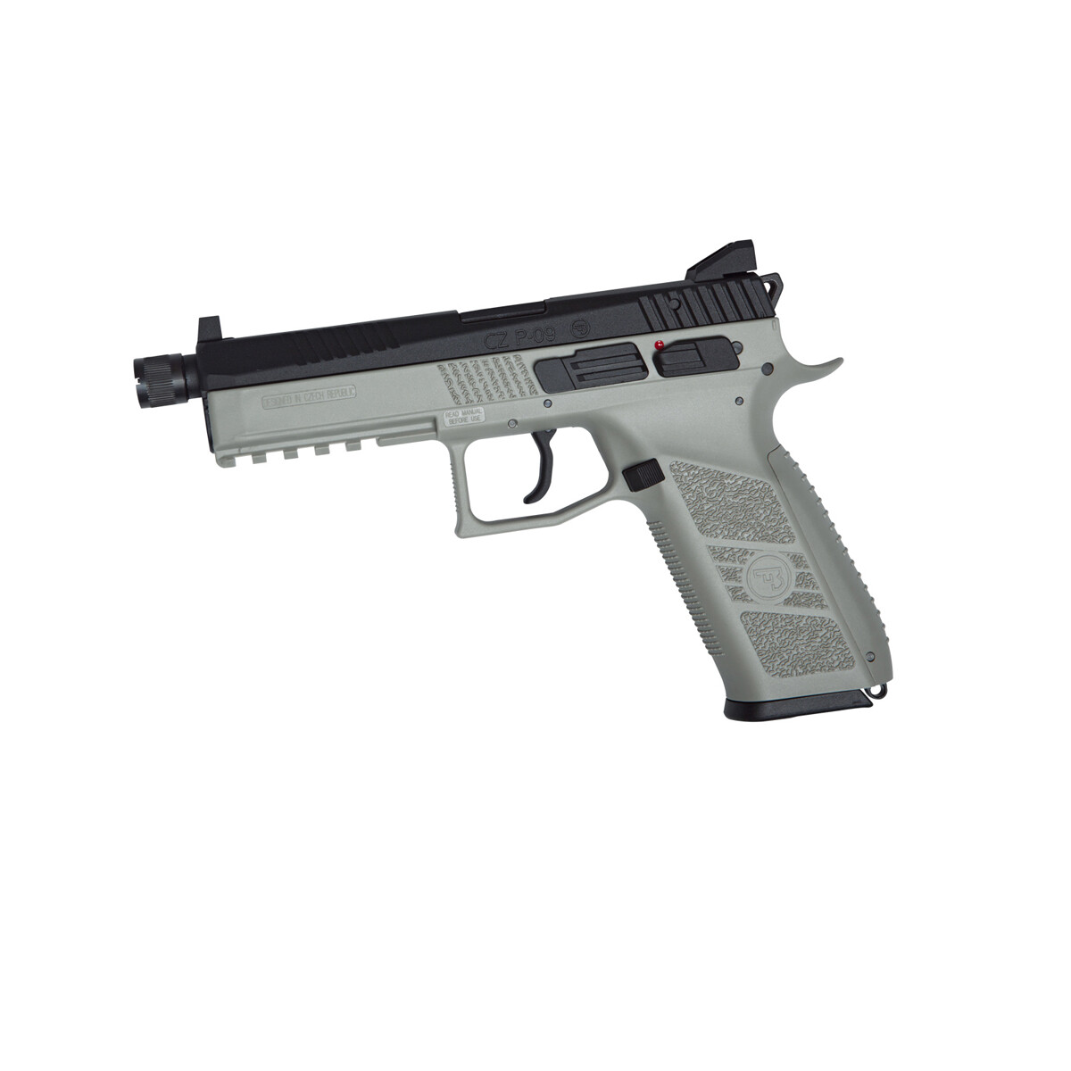 AirsoftPistol, GBB, MS, CZ P-09, Urban GY