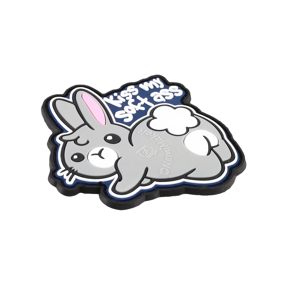 Bunny Rubber Patch Color JTG
