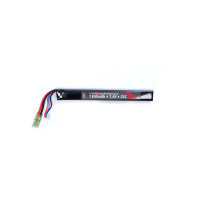ASG 7.4V 1300 mAh, LI-PO, single stick