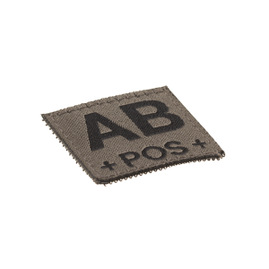 AB Pos Bloodgroup Patch RAL7013