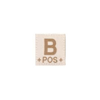 B Pos Bloodgroup Patch Desert