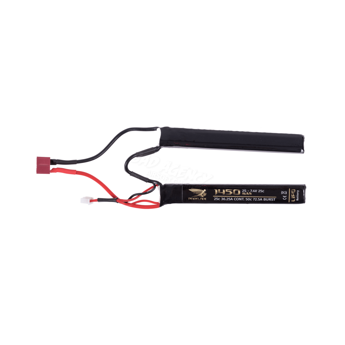 Phylax Dean 7,4V Double Lipo Akku 1.450mAh 25C