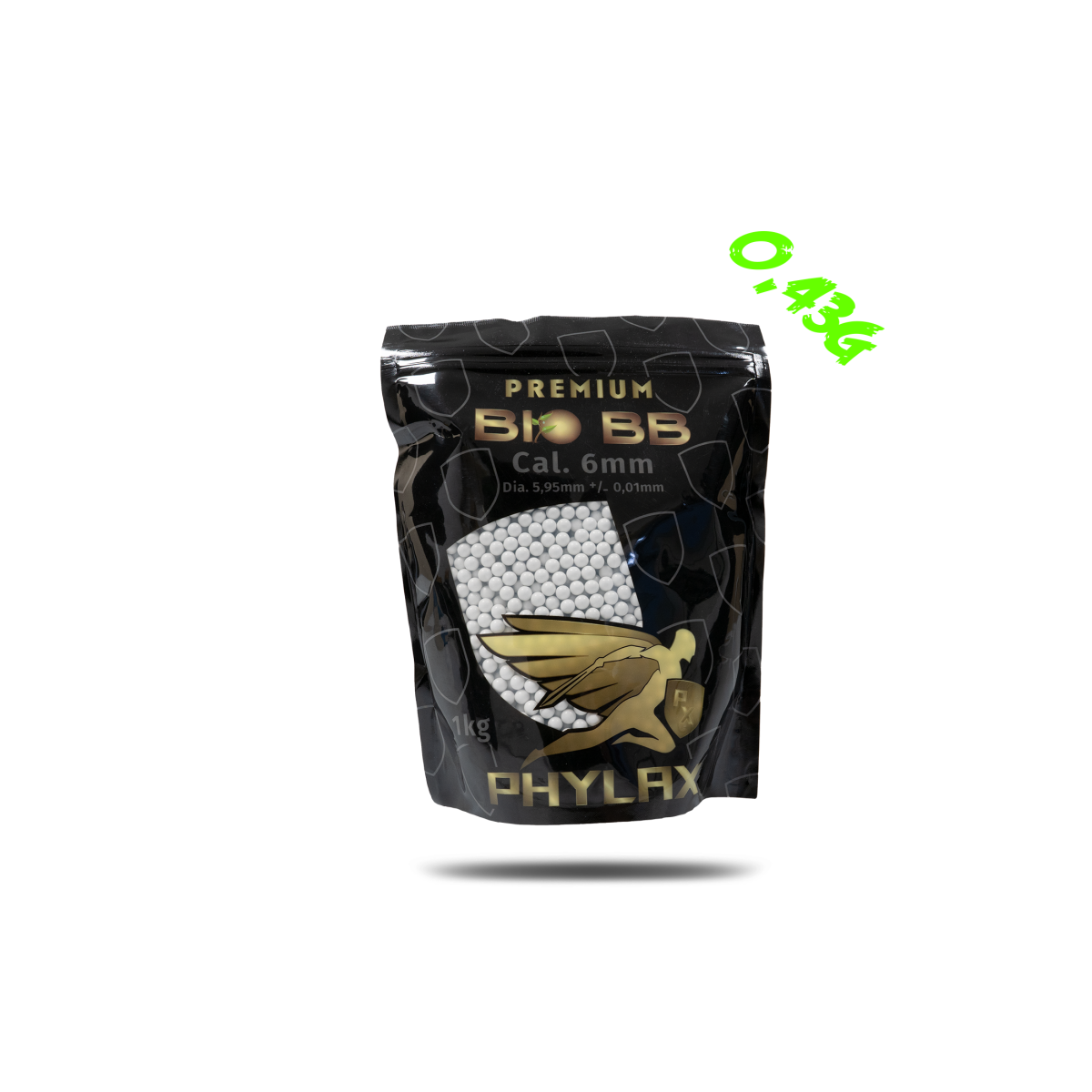 Phylax 0,43g Bio BBs (1kg), 2325Rds. box