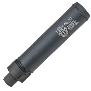 SCM 556 AIrsoft QD silencer replica Black (15cm)