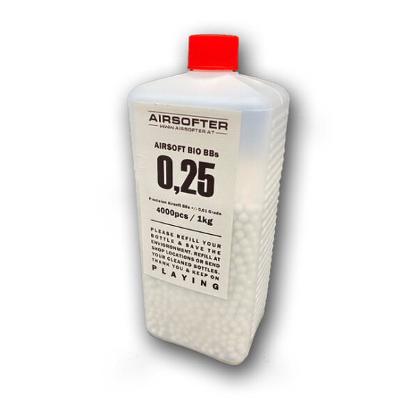 Airsofter Bio 0.25g Airsoft BBs 4000 Stk./1kg