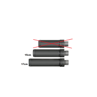 157MM Dummy Special Force Sound Suppressor - Black