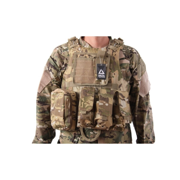Chaleco Plate Carrier Multicam (Delta Tac)