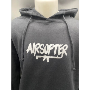 Airsofter Hoodie "Zero Fucks Given" L