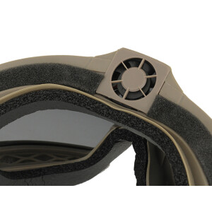 Protective goggle mod.2 with Built-In Anti-Fog Fan - Dark...