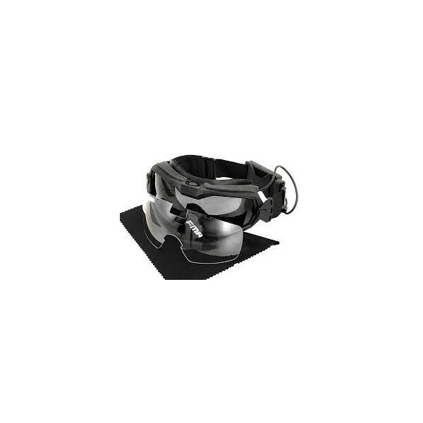 Protective Goggle mod.2 with Built-In Anti-Fog Fan - Black