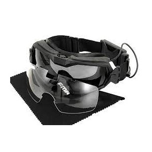 Protective Goggle mod.2 with Built-In Anti-Fog Fan - Black