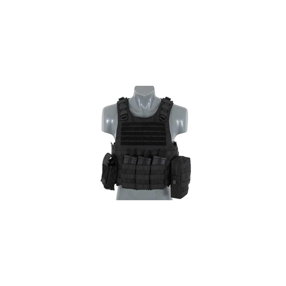 Lightweight AAV FSBE Assault Vest System V2 - Black...