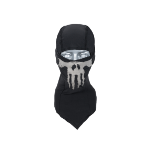 GHOST-SKULL Balaclava/mask - Black, Glow in the Dark [EM]