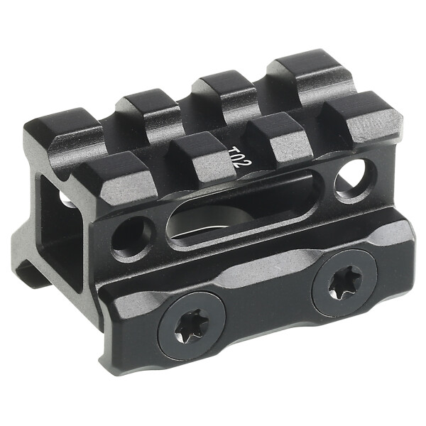 Universal Super Slim Riser Mount 3 Slot 0.75 Black (Leapers UTG)