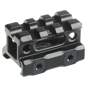 Universal Super Slim Riser Mount 3 Slot 0.75 Black (Leapers UTG)