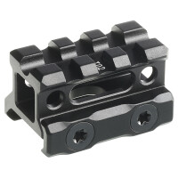 Universal Super Slim Riser Mount 3 Slot 0.75 Black (Leapers UTG)