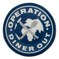 OPERATION DINER OUT BLAU RUBBER PATCH