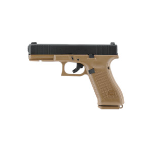 AS Glock 17 Gen5 French Edition 6mm, Gas, 1 Joule, Schwarz- Coyote