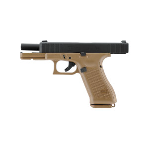 AS Glock 17 Gen5 French Edition 6mm, Gas, 1 Joule, Schwarz- Coyote