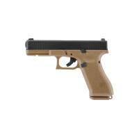 AS Glock 17 Gen5 French Edition 6mm, Gas, 1 Joule, Schwarz- Coyote