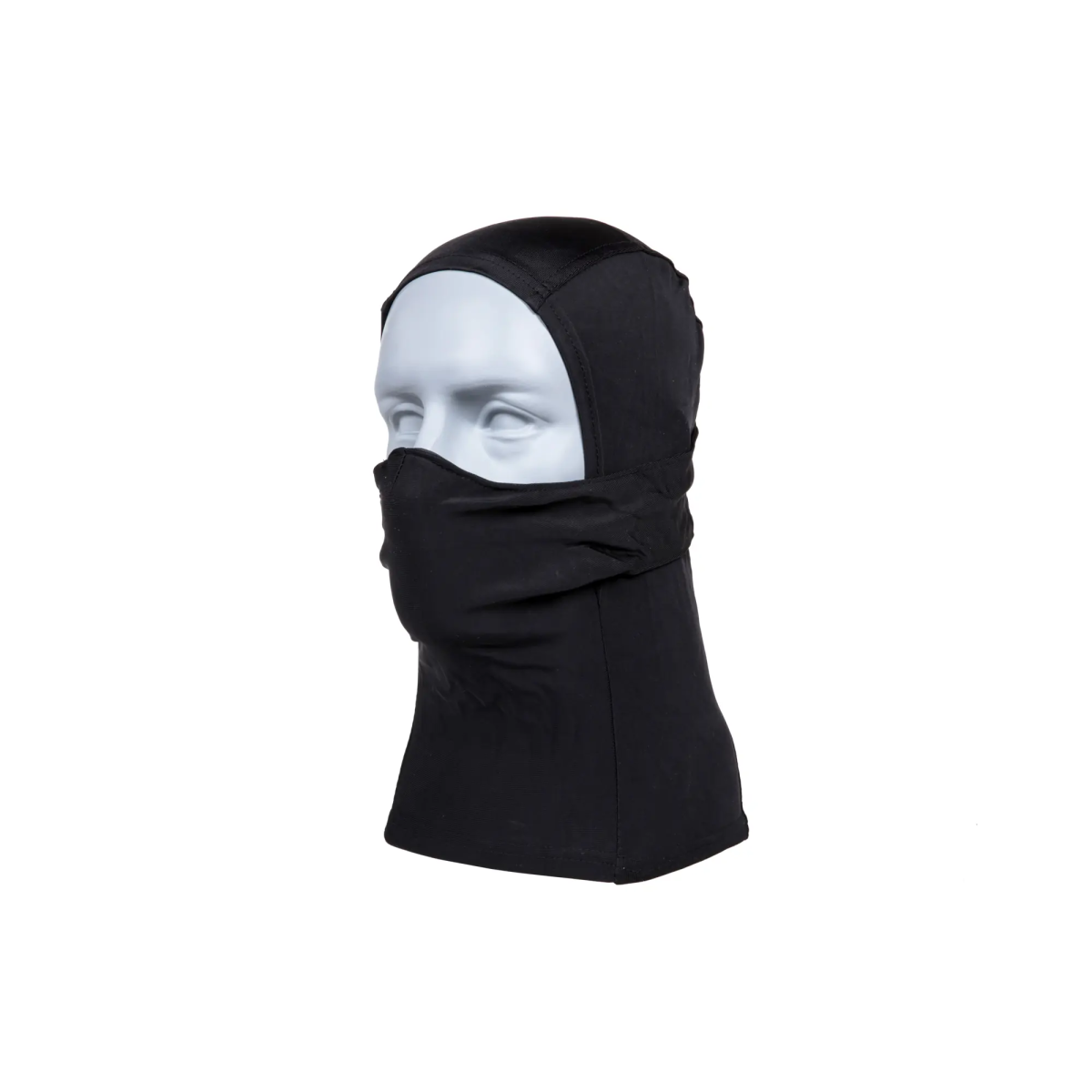 Maske schwarz inklusive Silikon Mundschutz