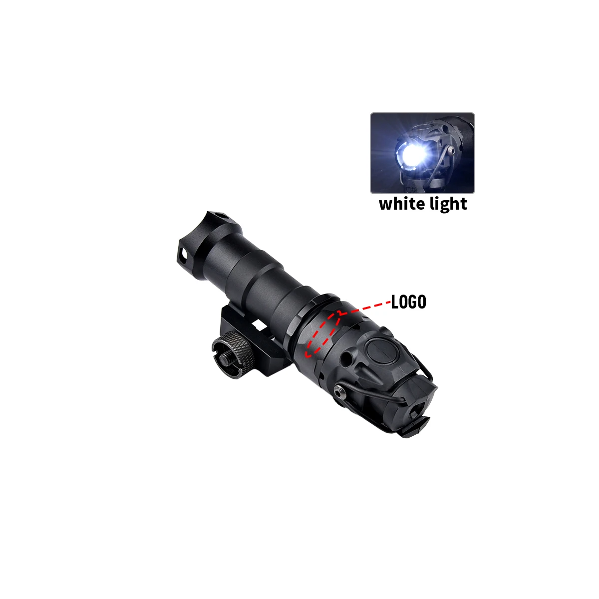KIJI K1 Flashlight White LED With Dual Switch (WADSN)