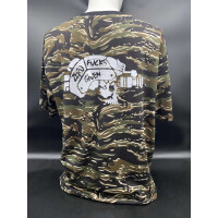 Airsofter Shirt Tiger Stripe "Zero Fucks Given" M " Jungle Edition"