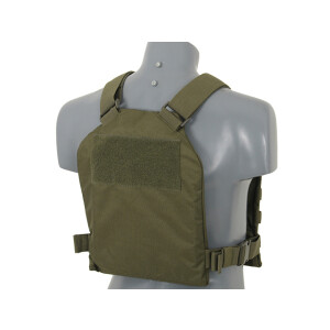 Simple Plate Carrier with Dummy Soft Armor Inserts - Olive