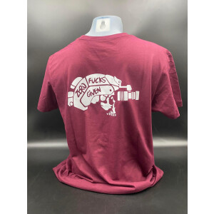 Airsofter Shirt Red "Zero Fucks Given" XXL "Range Day Edition"