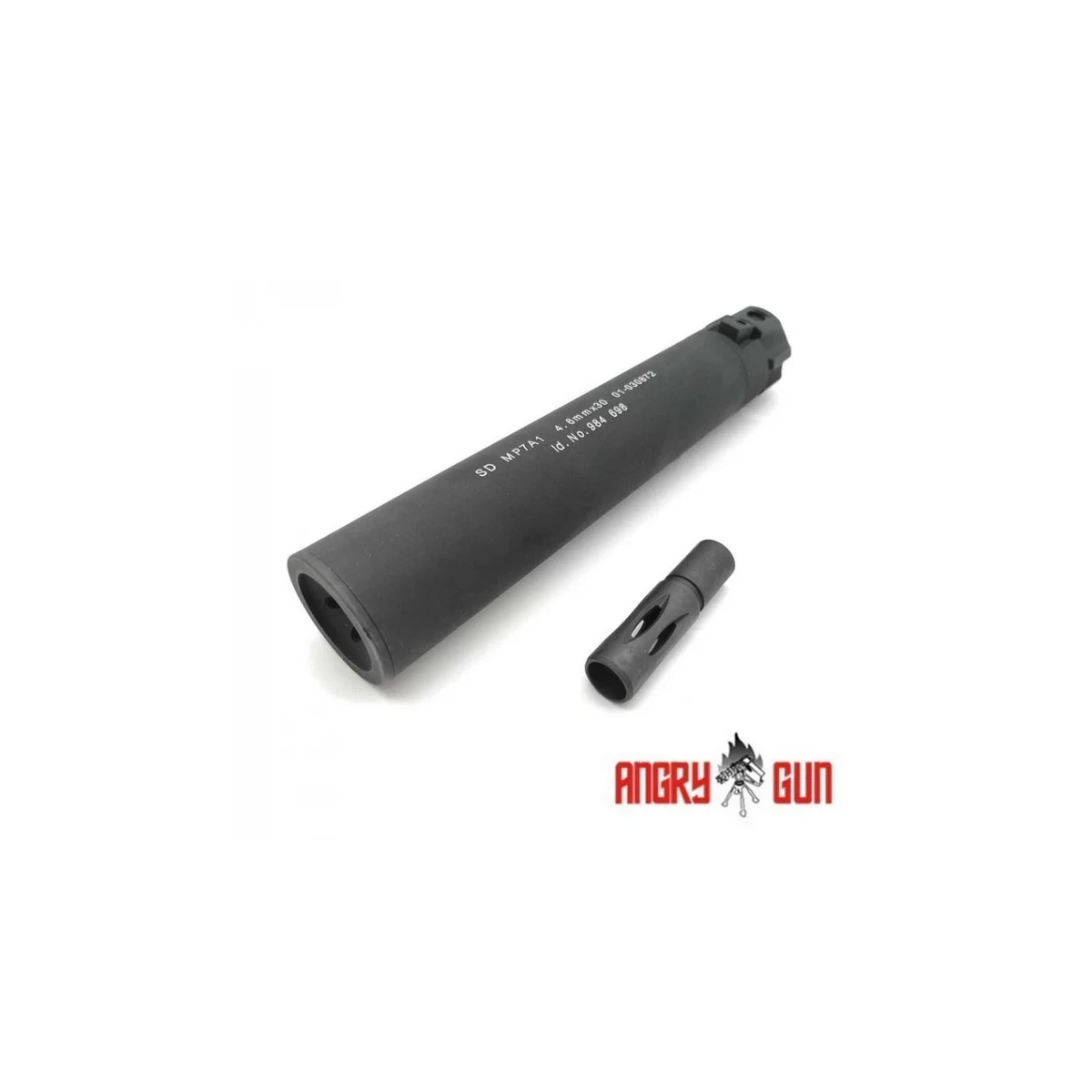 AngryGun MP7 Gas Blow Back QD Dummy Silencer - Marui