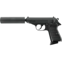 AS Walther PPK/S- Kit 6mm, 1 Joule, Gas, schwarz, 13 Schuss
