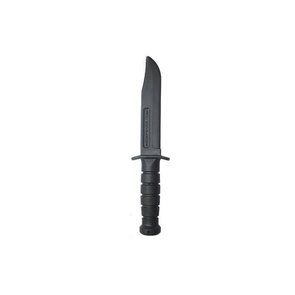 Rubberized Training Knife Black