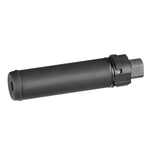 SCM 556 AIrsoft QD silencer replica Black (17cm)