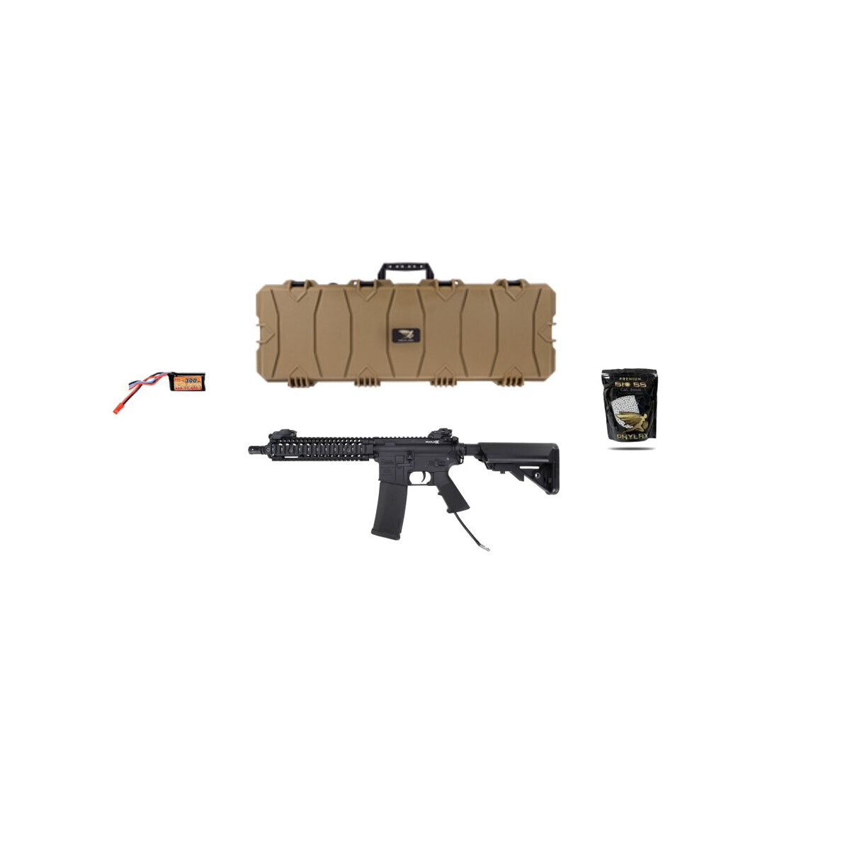 Phylax Advanced HPA MK18 DD, Black MEGA SET