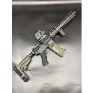 Airsofter One of One E&C M4 SOPMOD Block 2 12 Inch QR 1.0 EGV, Dark Earth