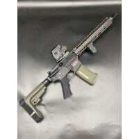 Airsofter One of One E&C M4 SOPMOD Block 2 12 Inch QR 1.0 EGV, Dark Earth