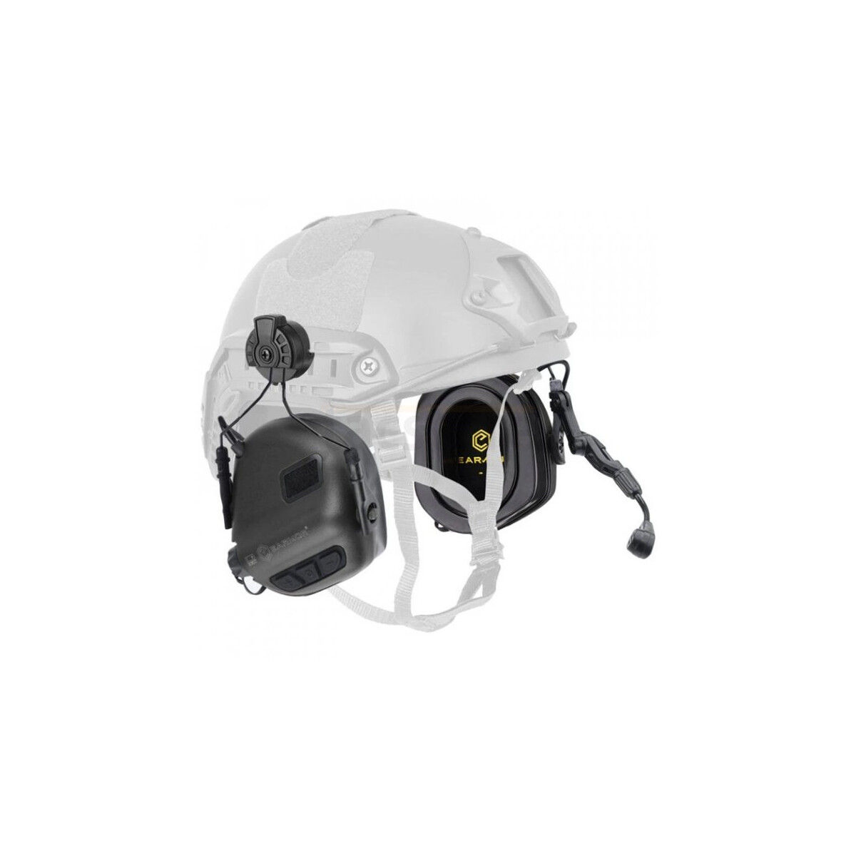 M32H Plus Tactical Hearing Protection Helmet Version Black (