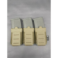 Paradox Tactical Triple M4 Fast Mag Pouch Ranger Green