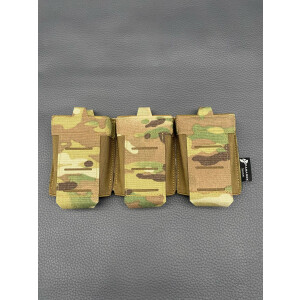 Paradox Tactical Triple M4 Fast Mag Pouch Multicam