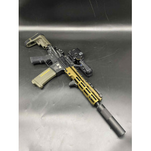 Airsofter One of One Phylax PHX Series MK16 with Gate TITAN II Bluetooth, Black/Olive