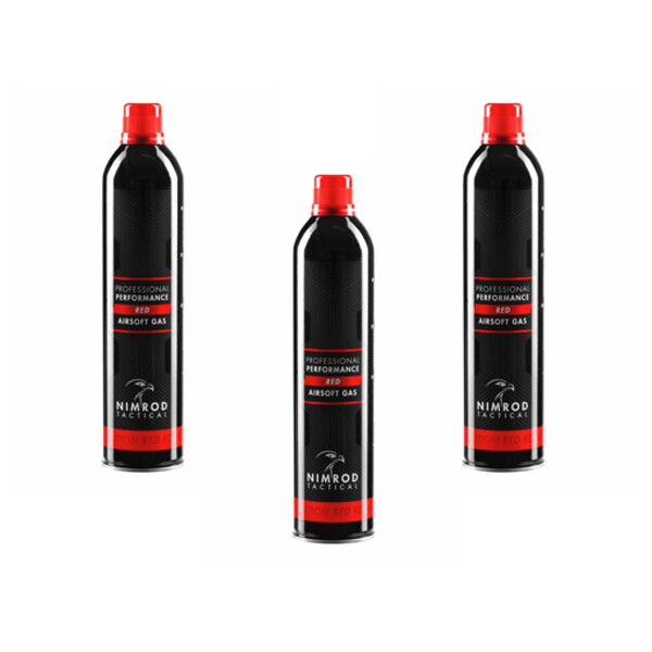 Professional Performance Red Gas 500m 3er Packl (Nimrod)
