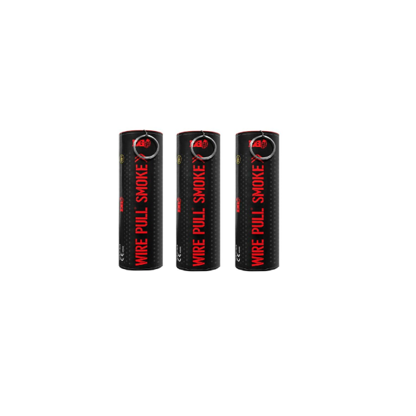 Enola Gaye WP40 Rauchgranate mit Reisszünder Red 3er Set