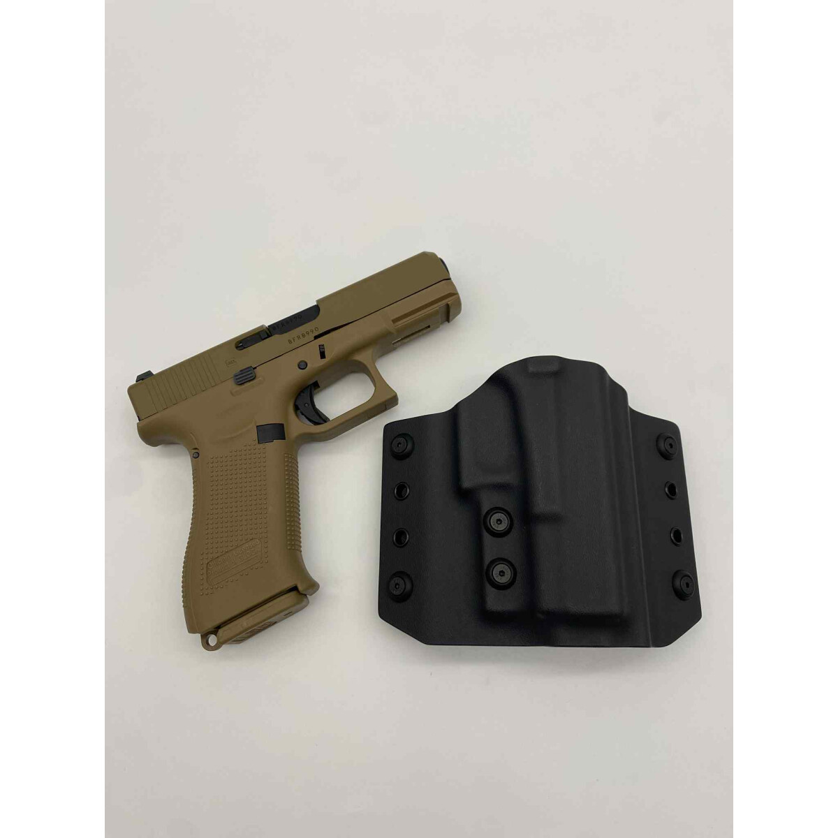 Airsoft Glock 19 X, Open Top Kydex Holst box