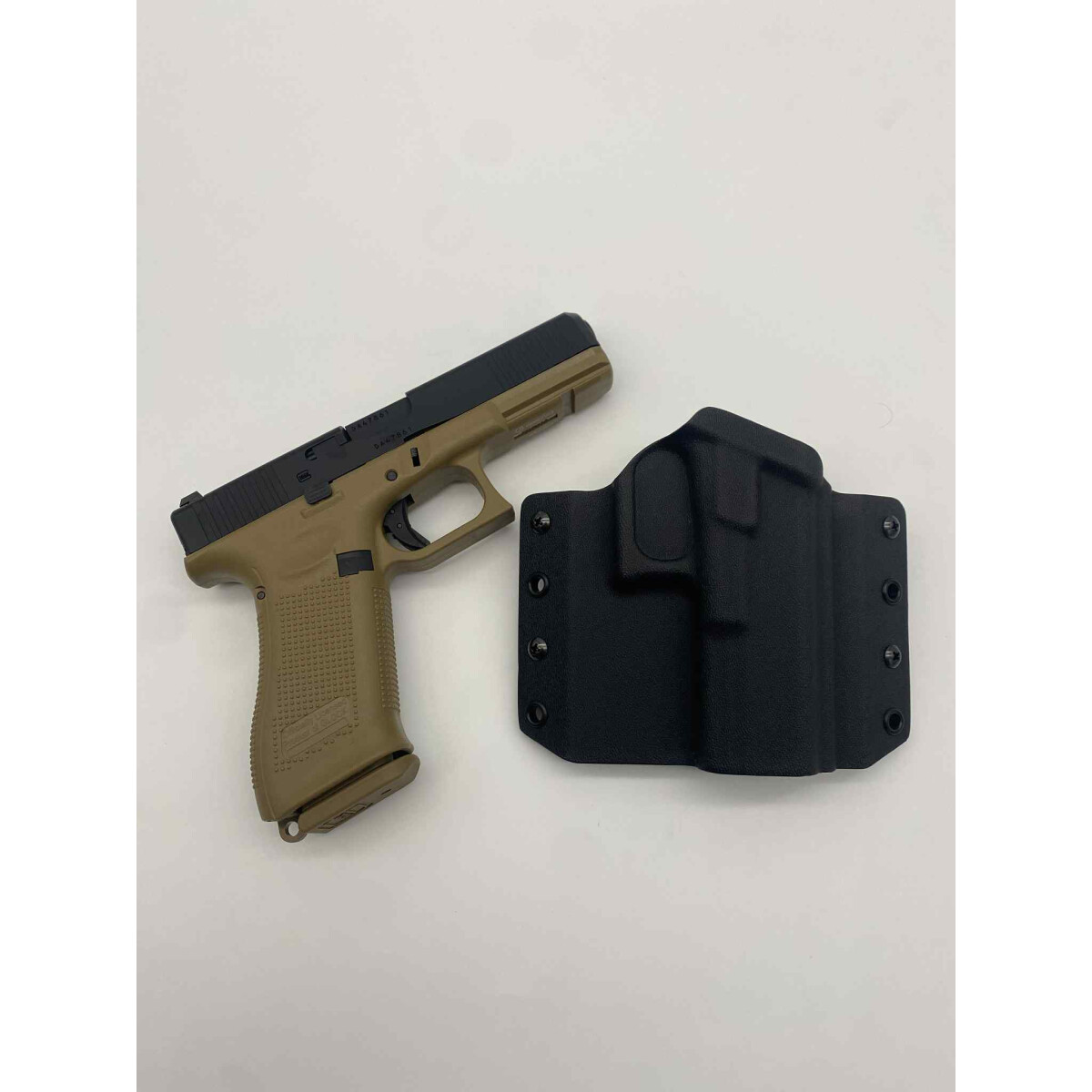 AS Glock 17 Gen5 French Edition, Open Top Kydex Holster-Set