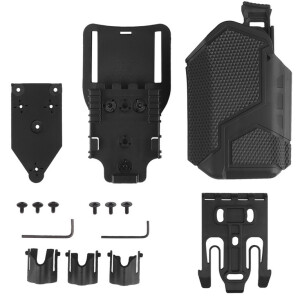 Universal Wosport-Holster für Pistolen mit Taschenlampe X300A Schwarz