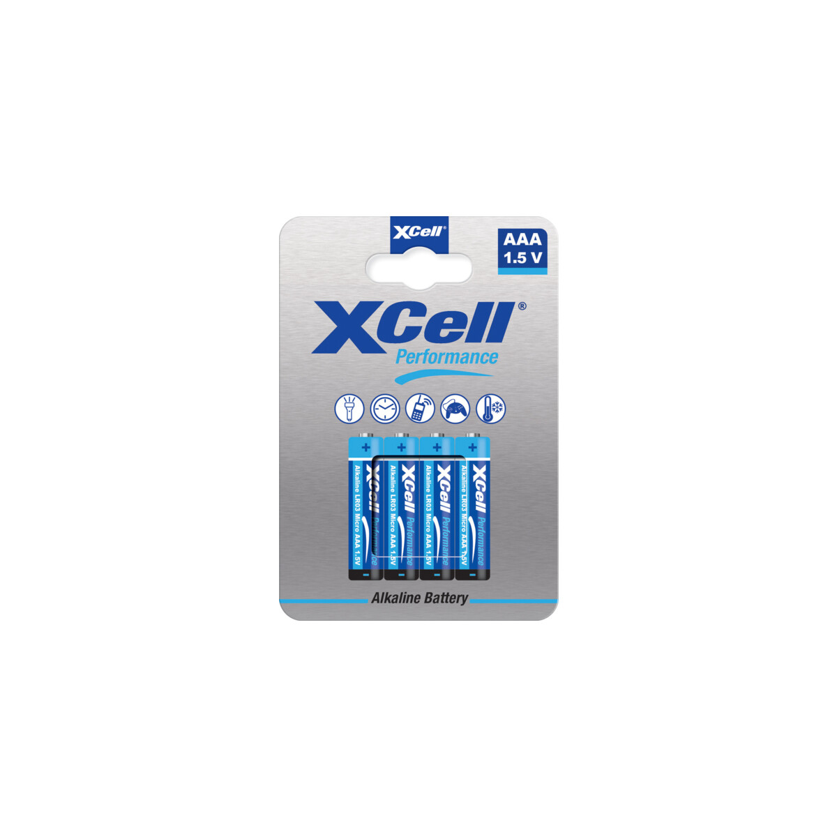 XCell Performance Alkaline LR03 Micro AA box