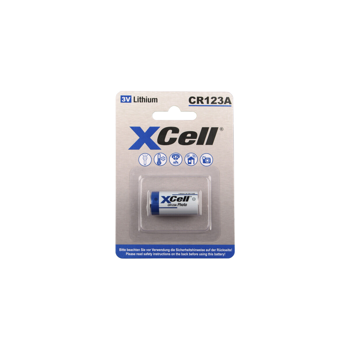 XCell CR123A 2/3A 1er Blister box