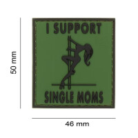 JTG I Support Single Mums Rubber Patch Forest