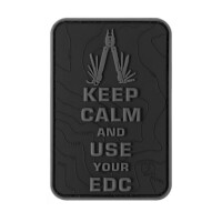 JTG Keep Calm EDC Rubber Patch Blackops