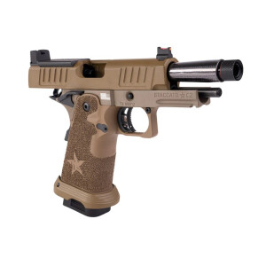 Army Armament Staccato C2 2011 SOC Gas Blow Back Pistol Stippling Grip - Dark Earth